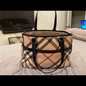 Burberry Nova Check Tote Bag Medium